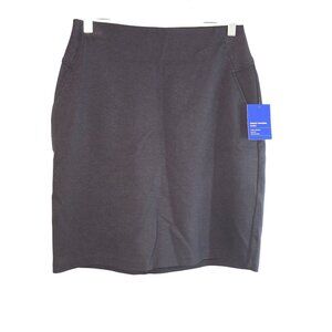 Apt 9 Size S Black Tummy Control Stretch Knee Length Pencil Skirt New NWT